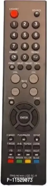 LCD Gl-5 LCD-2 LCD LED TV Remote Control Godraj Eon Santosh Remote Controller -Black