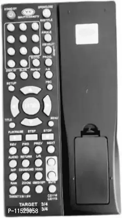 Cd 116 3 In 1 Dv Ht Remote Compatible For Home Theatre System Remote Control Target And I Bell Generic Remote Controller -Black
