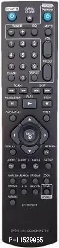 6711R1Po97F Compatible For DVD 5.1 Ch Speaker System Remote Control LG Remote Controller -Black-thumb0
