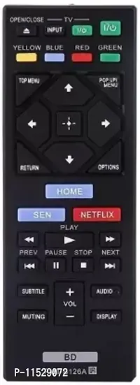 Rmt-B126A DVD Compatible For Blu-Ray Disc DVD Player Remote Control Sony Remote Controller -Black