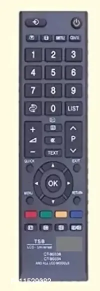 Tsb-Ct-90334/90336 TV Compatible For All LCD Models Remote Control Universal Toshiba Remote Controller -Black-thumb0