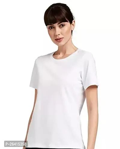 Buy Classic Cotton Solid Tshirt for Womens Online In India At Discounted  Prices