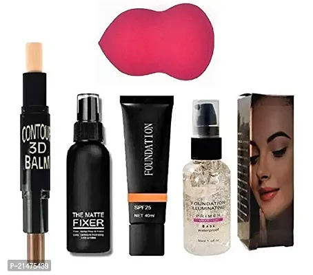 REVOLUTIONARY MAKEUP 3D BALM STICK TH ALL OROUS GLOW SKIN Face MAKEUP COMBO-thumb0