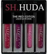 Professional Red Edition Mini Liquid Lipsticks Pack of 4-thumb1