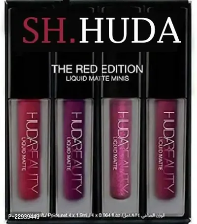 Professional Red Edition Mini Liquid Lipsticks Pack of 4-thumb2