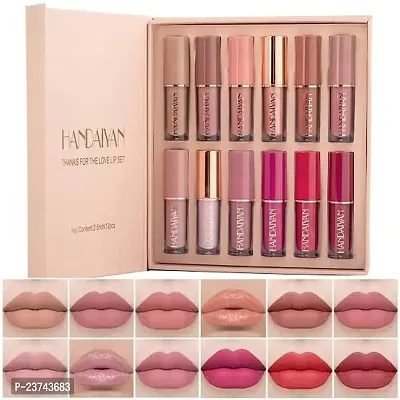 Liquide matte Lipstick 12Pcs Set waterproof long lasting-thumb0