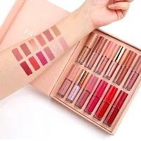 Liquide matte Lipstick 12Pcs Set waterproof long lasting-thumb1