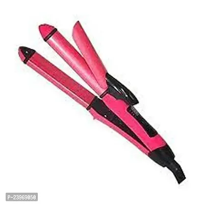 2 in 1 Hair Straightener and Curler NHC-2009 for good hair-thumb0