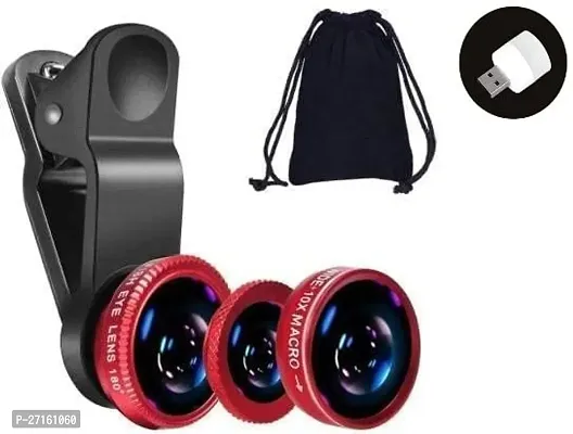 3 in 1 Mobile Camera Lens Kit, Super Wide Angle For Smartphones-thumb0