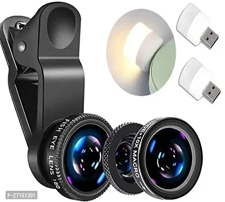 3 in 1 Mobile Camera Lens Kit, Super Wide Angle For Smartphones-thumb0
