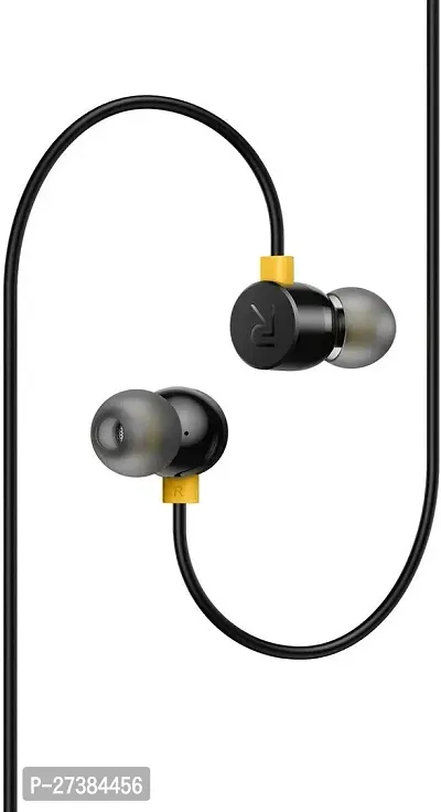 realme Buds Wired Headset  (Black, In the Ear)-thumb3