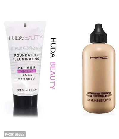 Combo Face and Body Foundation Nc25-120 ml Foundation and Gel Face Primer-thumb0