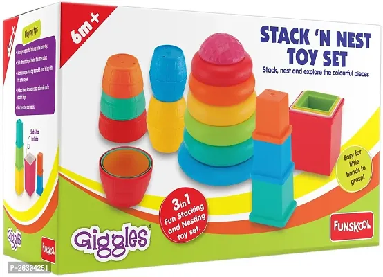 Funskool Stack N Nest Pre-School Infant Toy