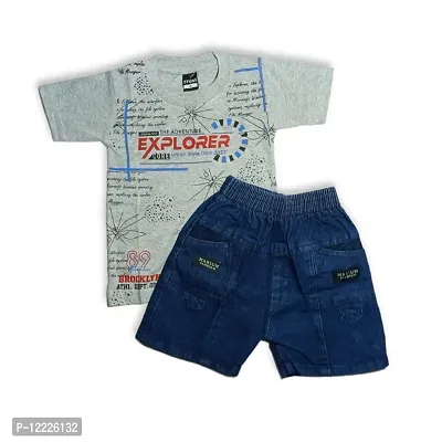 Classy Solid Clothing Set for Kids Boys