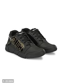 Men's Canvas Black Casual Sneakers Shoes-thumb2