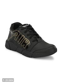 Men's Canvas Black Casual Sneakers Shoes-thumb1