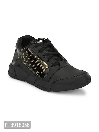 Men's Canvas Black Casual Sneakers Shoes-thumb2