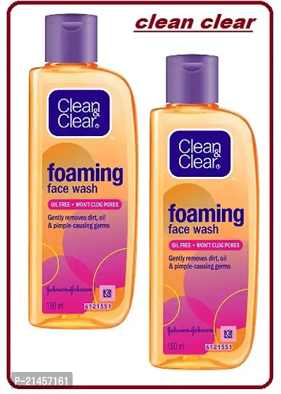 clean  clear face wash pack of 2-thumb0