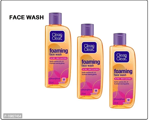 cleanclear facewash pack of 3.