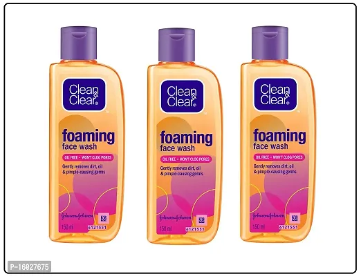 cleanclear facewash pack of 3..