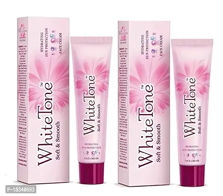 white tone  soft  smooth cream pack of 2