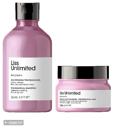 liss unlimited  hair shampoo + mask  pack of 1-thumb0