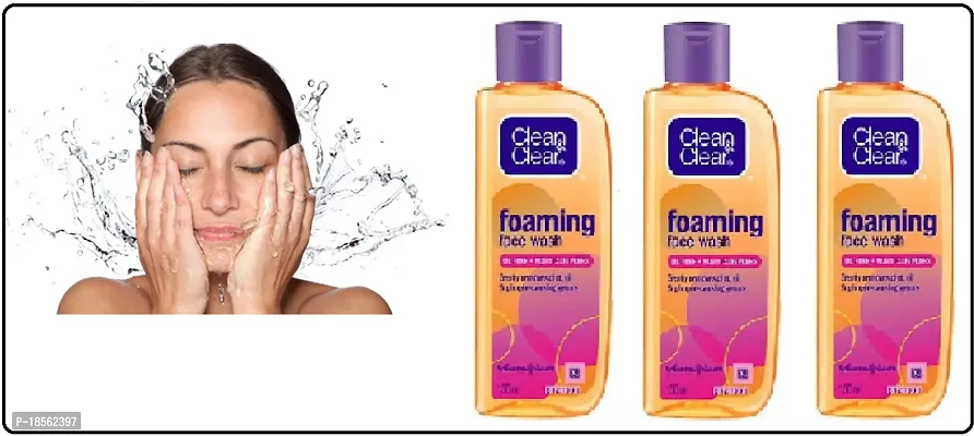 clean clear face wash pack of 3