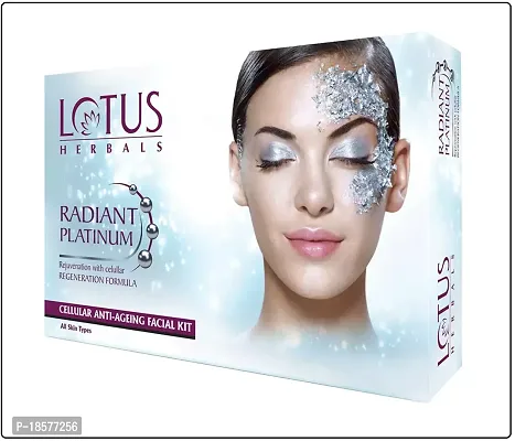 lotus harbals radiant platinum facial kit-thumb0