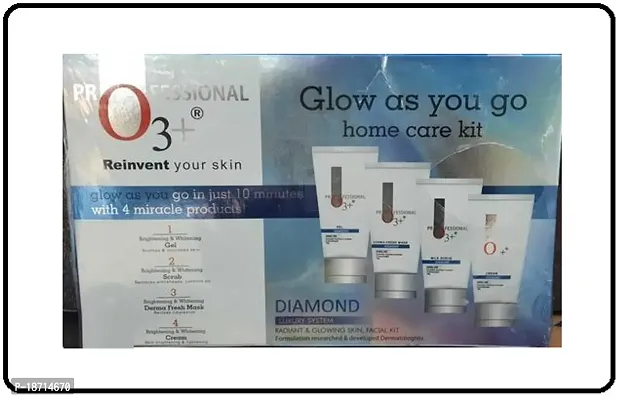 PROFESSIONAL O3+REINVENT YOUR SKIN DIAMOND TUBE FACIAL KIT