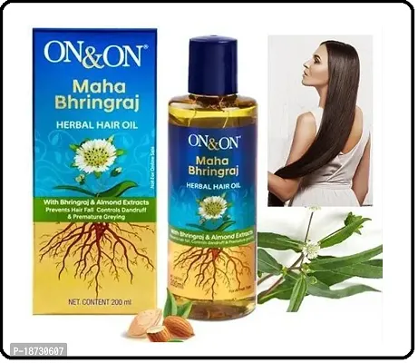 ONON MAHA BHRINGRAJ HARBAL HAIR OIL PACK OF 1-thumb0