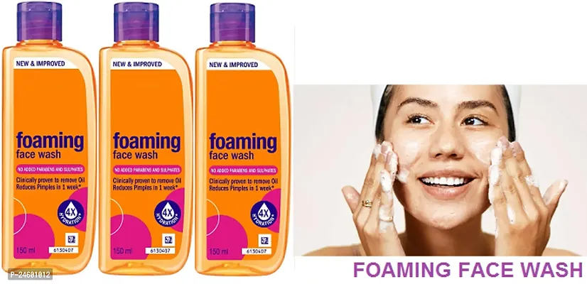 New Foaming Face Wash Pack Of 3-thumb0