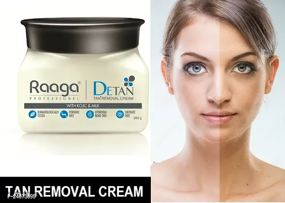 Raaga Professional De-Tan Tan removal Cream Kojic  Milk | 500 GM |-thumb0