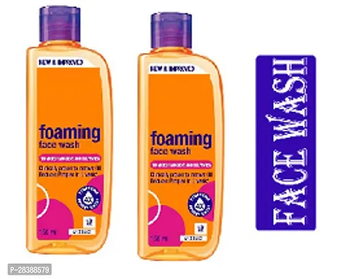 Natural Skin Care Foaming Face Wash 200 Ml Pack Of 2-thumb0