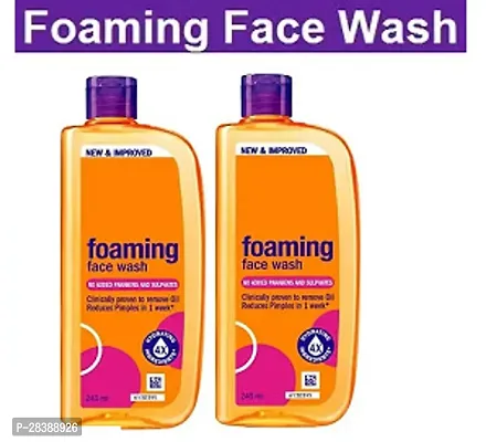 Natural Skin Care Foaming Face Wash 200 Ml Pack Of 2-thumb0