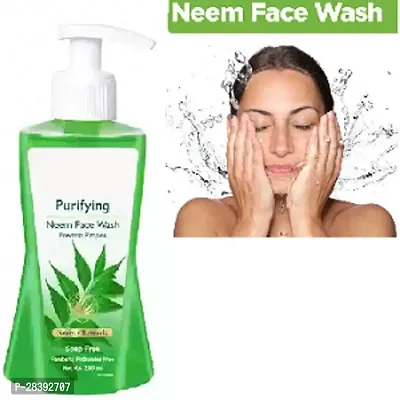 Natural Skin Care Neem Face Wash 200Ml-thumb0