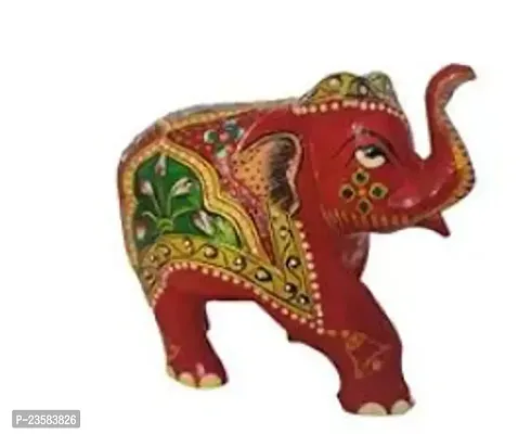 Beautiful Elephant Clay Showpiece For Home