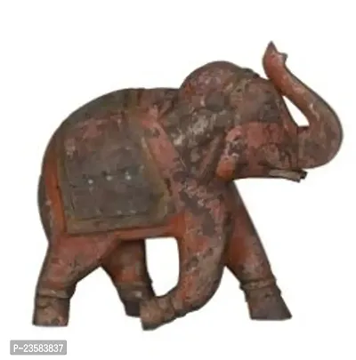 Beautiful Elephant Clay Showpiece For Home-thumb0