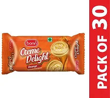 Classic Orange Cregrave;me Biscuits Cream Sandwich 1140 G, Pack Of 30-thumb1