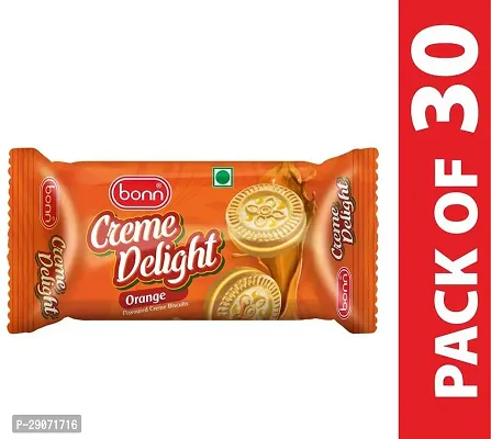 Classic Orange Cregrave;me Biscuits Cream Sandwich 1140 G, Pack Of 30-thumb2