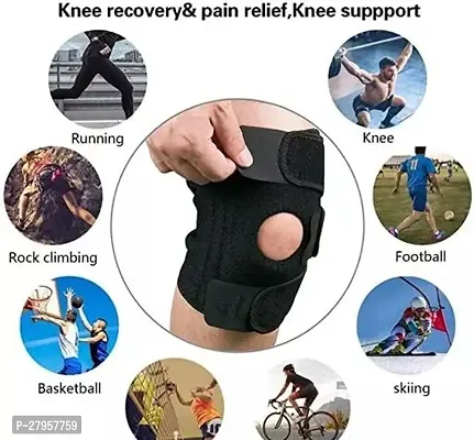 Stylish Adjustable Knee Cap Support Brace For Sports And Gym And Running And And Protection