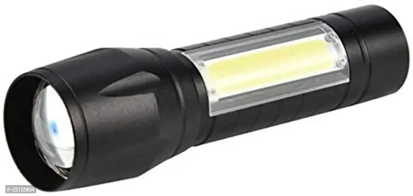 Black Aluminium LED Torch Light-thumb0