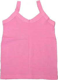 NEW TRINATH HOSIERY Soft Pure Cotton Casual Regular Fit Sleeveless Camisole Vest for Girls (Multicolour, 15-16 Years) (Pack of 6)-thumb3