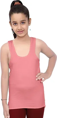 NEW TRINATH HOSIERY Soft Cotton Casual Regular Fit Sleeveless Camisole Vest for Girls (Pack of 5)-thumb3