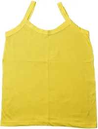 NEW TRINATH HOSIERY Soft Pure Cotton Casual Regular Fit Sleeveless Camisole Vest for Girls (Pack of 6)-thumb4