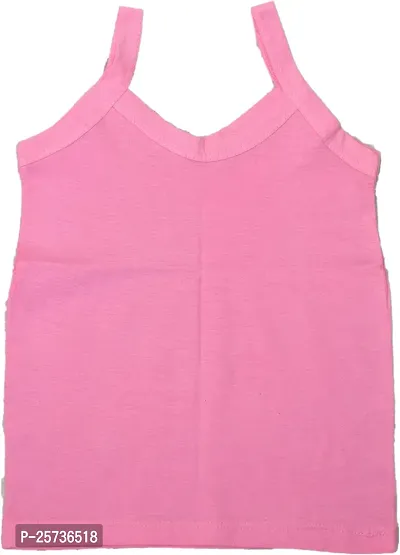 NEW TRINATH HOSIERY Soft Pure Cotton Casual Regular Fit Sleeveless Camisole Vest for Girls (Pack of 6)-thumb4