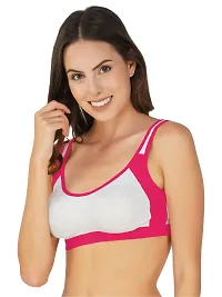 Fancy Cotton Blend Bra For Women-thumb4