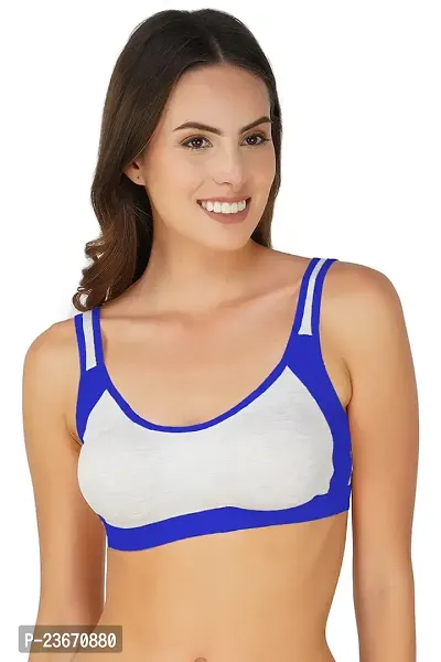 Fancy Cotton Blend Bra For Women-thumb0