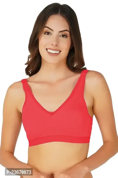 Fancy Cotton Blend Bra For Women