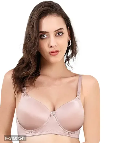 Stylish Stretchable Solid Bra for Women-thumb0