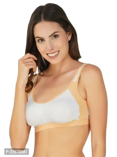 Fancy Cotton Blend Bra For Women-thumb5